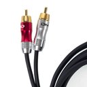 Ver imagem 4 de Cabo P2 Estereo para 2 Rca Profissional - 50 Metros