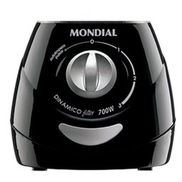 Liquidificador Mondial L-34 Premium, Filtro, 3 Vel + Pulsar, 700W, Preto - 110V - 5