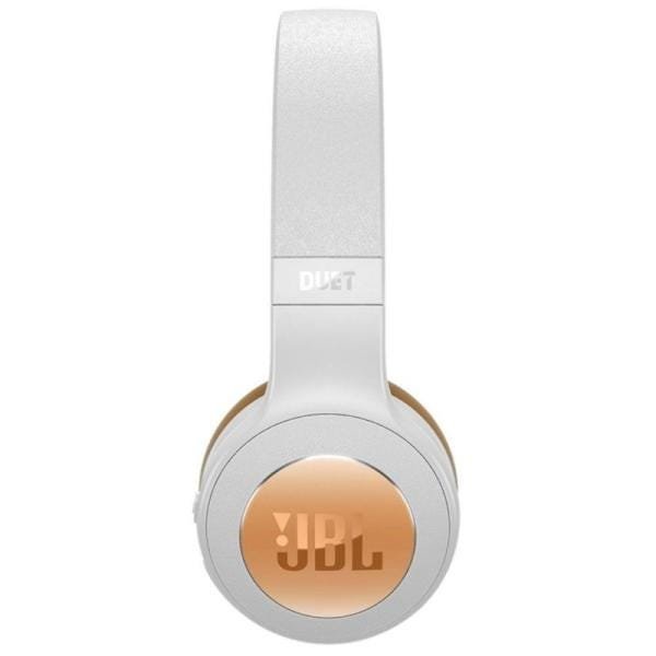 Headphone Jbl Duet Wht/Gold, Buetooth, com Microfone - Branco - 2