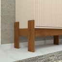 Ver imagem 3 de Rack Bancada com Painel Wood Pérola Metalizado/Canela para TV até 42” - Mobler