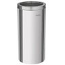 Lixeira Aço Inox Institucional 30L - 1