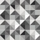 Ver imagem 1 de Papel de Parede Adesivo Azulejo Geométrico Cinza Preto