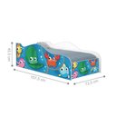 Ver imagem 2 de Mini Cama Fun Fundo do Mar Peixes Infantil com Colchão