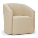 Ver imagem 1 de Poltrona Decorativa Orgânica Stella Max Suede D03 - D’Rossi