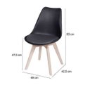 Ver imagem 4 de Cadeira Joly - Preto