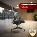 Ver imagem 7 de Kit 8 Cadeiras de Escritório Presidente Core - Preta
