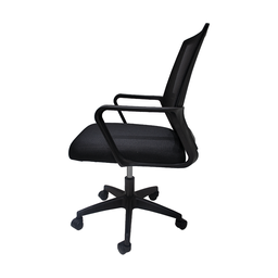 Cadeira de Escritório Ergonômica Michigan Diretor Secretária com Regulagem Giratória Preta - 7