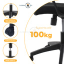 Ver imagem 5 de Cadeira de Escritório Ergonômica Michigan Diretor Secretária com Regulagem Giratória Preta