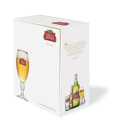 jogo de copos stella artois 2 peças ambev - 2