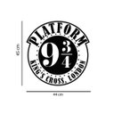 Ver imagem 2 de Adesivo de Parede Plataform 9 3/4