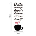 Ver imagem 2 de Adesivo de Parede Frase Cozinha Xícara de Café