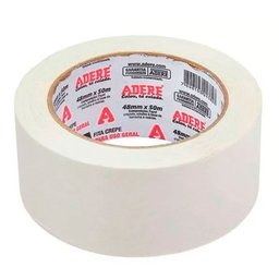 Fita Crepe Uso Geral 48mm x 50m Caixa com 36 Unidades Adere - 1