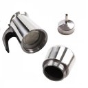 Ver imagem 6 de Cafeteira Italiana Inox Expresso Manual 200ml 4 Xícaras Café