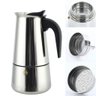 Cafeteira Italiana Inox Expresso Manual 200ml 4 Xícaras Café - 10