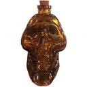 Ver imagem 2 de Garrafa de Vidro Caveira Style Brown Garrafa de Vidro Caveira Pequena Brown