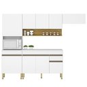 Ver imagem 1 de Cozinha Modulada 4 Pecas Balcao com Tampo Line Ktp Supremo Cp Freijo