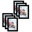 Ver imagem 1 de Kit 6 Molduras Porta Retrato 15X21 Preto