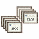 Ver imagem 1 de Kit 8 Molduras Porta Diploma Certificado A4 21x30 Marrom