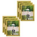 Ver imagem 1 de Kit 6 Porta Retrato Molduras 20x25 Amarelo