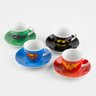 Conjunto de 4 Xícaras DC Comics Logos - 1