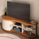 Ver imagem 6 de Rack Bancada Tv 75 Pol 180 Cm 4699 Cinamomo Off White Arly Cinamomo Off White