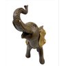 Elefante Escultura Estatueta Decorativa Resina Marrom 25Cm - 3