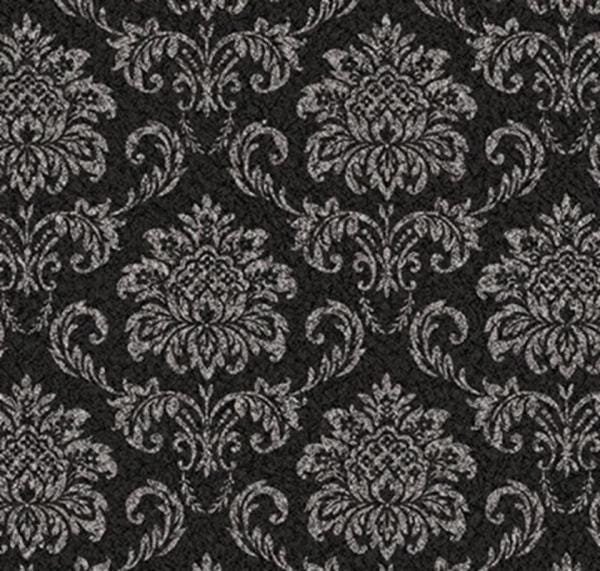 Papel de Parede My Place Lavável Preto Branco Arabesco Hall - 1