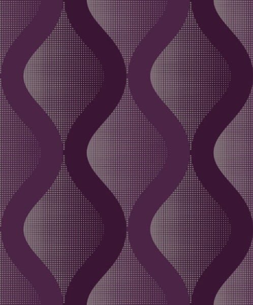 Papel de Parede Mundi Rovski Importado Serpentinas Roxo - 1