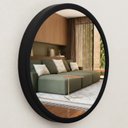 Ver imagem 7 de Espelho Redondo 40cm Moldura Alumínio Basic Reduna