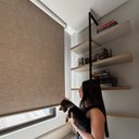 Ver imagem 3 de Persiana Rolo Blackout Marrom Napolis - 1,15m X 2,13m