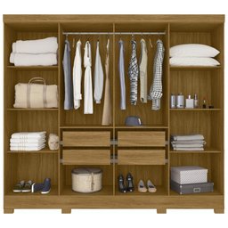 Guarda Roupa Casal 8 Portas 9110 Freijo Moval - 5
