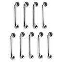 Ver imagem 1 de Barra de Apoio 40cm Aço Inox Kit 9 Unidades Idoso Cadeirante Banheiro Box Criança Gestante Acessibil