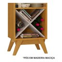 Ver imagem 5 de Buffet Aparador Adega/ Cristaleira1 Porta Vidro 4 Nichos Graça