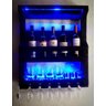 Bar Adega de Parede Rústico Com Fita de LED, Suporte Para Copos e Taças - 2