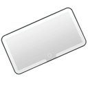 Ver imagem 1 de Espelho de Carro Retrovisor Led 3 Cores Usb sem Fio Quebra Sol Iluminaçao Maquiagem Automovel