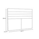 Ver imagem 4 de Cabeceira Cama Box Queen 160 Cm Veneza Linho Bege - Nexta Casa