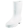 Bota Borracha Impermeável Chuva Motoqueiro Galocha Branca - Branco - 41 - 1