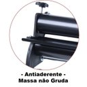 Ver imagem 2 de Cilindro Manual de Massa Mega Doro 45cm Engrenagem Alumínio Antiaderente 1945 - Malta