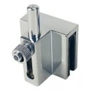 Ver imagem 2 de Trinco de Pressão para Porta de Vidro 8 a 10mm Cromado