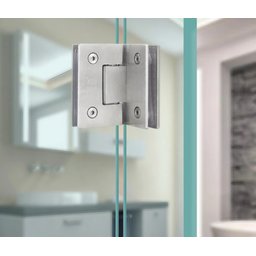 Dobradiça Inox Gv48 180°1010 para Porta de Vidro e Box - Vidro/Vidro - 4