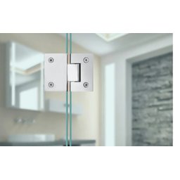 Dobradiça Inox Gv48 180°1010 para Porta de Vidro e Box - Vidro/Vidro - 6