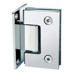 Dobradiça Inox Gv48 90º 1012 para Porta de Vidro e Box - Vidro/alvenaria - 5 Dobradiça Inox Gv48 90º 1012 para Porta de Vidro e Box - Vidro/alvenaria - 5