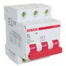 Disjuntor Tripolar 16 a Branco Din Steck - 1