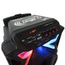 Caixa Som Amplificada Portátil Bluetooth 290W Rms Mp3 Fm USB LED Bateria Aca 292 New + 1 Microfone - 4