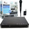 Aparelho Dvd Player HDMI Hd 5.1 RCA Mp3 Função Karaoke Microfone sem Fio Knup Kp-D112 Preto - 1