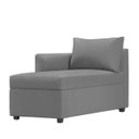 Ver imagem 2 de Recamier Divã Londres 160cm Linho Cinza - Clique Decorações