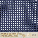 Ver imagem 6 de 2 Cadeiras de Jantar Cannes de Alumínio com Pintura Marrom e Trama Tela de Corda Náutica