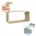 Ver imagem 5 de Nicho Duplo para Quarto 62,5x30cm Curve