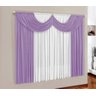 Cortina Paris Lilás e Branco 3,00m x 2,80m - Varão Simples - 1