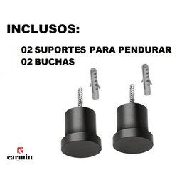 Kit 2 Espelhos Adnet Redondo 45cm e 60cm Preto + Suporte - 8